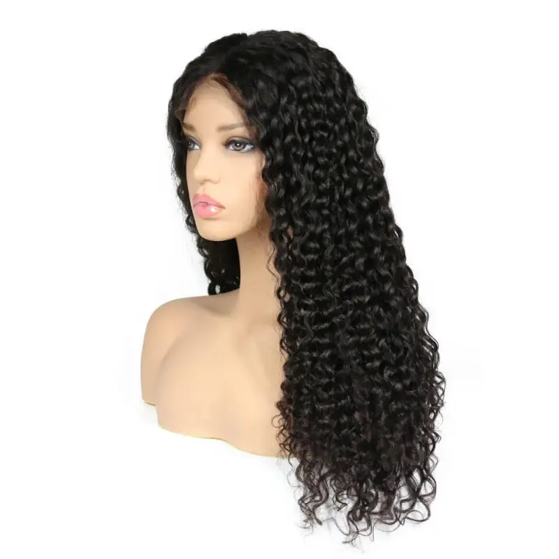 300% Density Lace Wigs Deep Wave Pre-Plucked Natural Hair Line  Human Hair Wigs Brazilian Lace Wigs