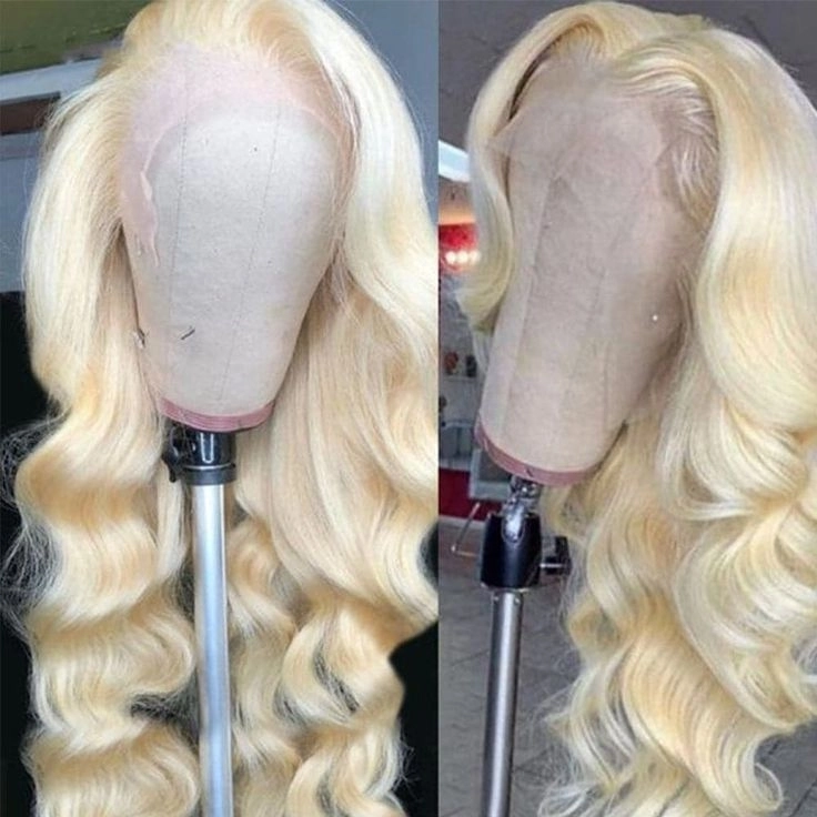 Blonde Human Hair Wigs For Women 613 Wig Wavy Hair Brazilian Remy Loose Wave Lace Front Human Hair Wigs Transparent Lace Wigs
