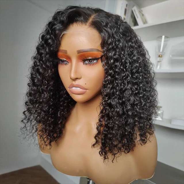 HD Transparent 360 Lace  Frontal Wigs 180% Density Brazilian Deep Wave Curly 13x4 Lace Front Wigs  13x6 Human Hair Wigs For Sale