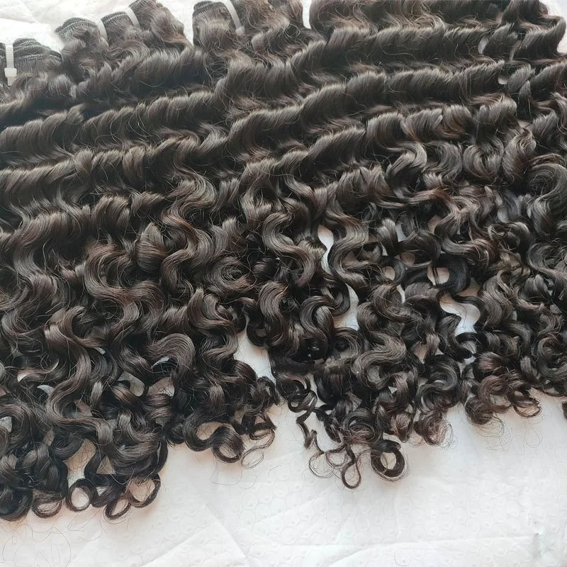 Wholesale Burmese Hair Vendors  Grade 12A Virgin Cuticle Aligned Burmese Curly Hair Weave Bundles 8"-30"
