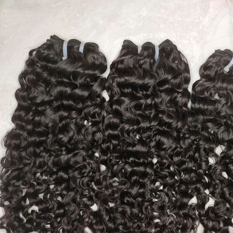 Wholesale 8"-30" Raw Cambodian Curly Hair, Cambodian Deep Wave Curly Human Virgin Hair Extensions No Tangle No Shedding