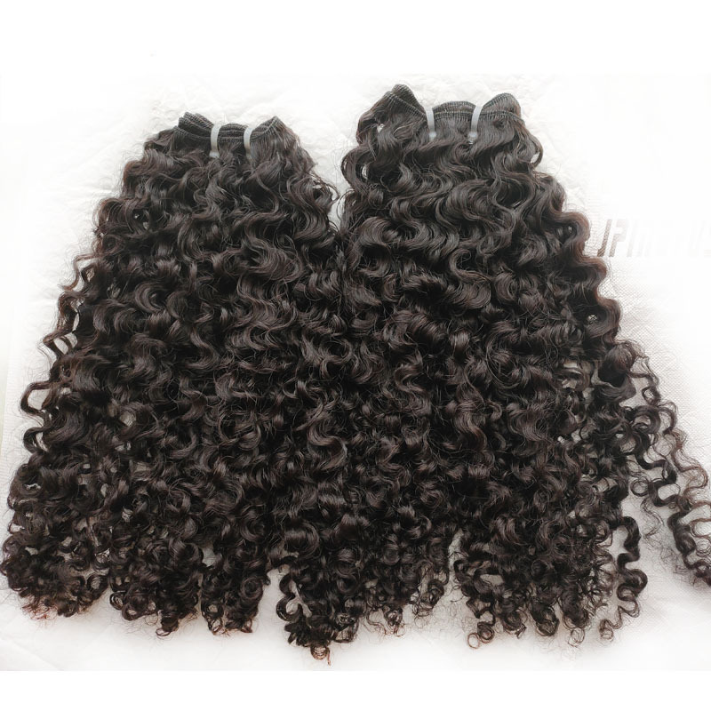 New Arrival Soft Kinky Curly Human Hair Extensions Raw Cambodian Hair Unprocessed, Cuticle Aligned Raw Virgin Hair 8"-30"