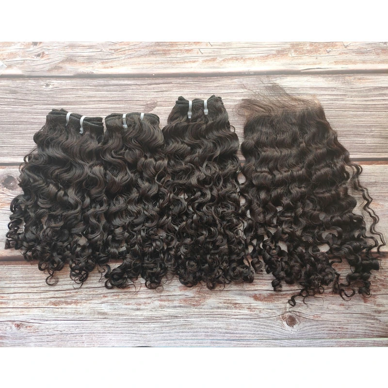 New Arrival Cambodian Loose Deep Wave Curly Pattern Hair Weave Bundles Top Grade 12A Cuticle Aligned Raw Cambodian Hair