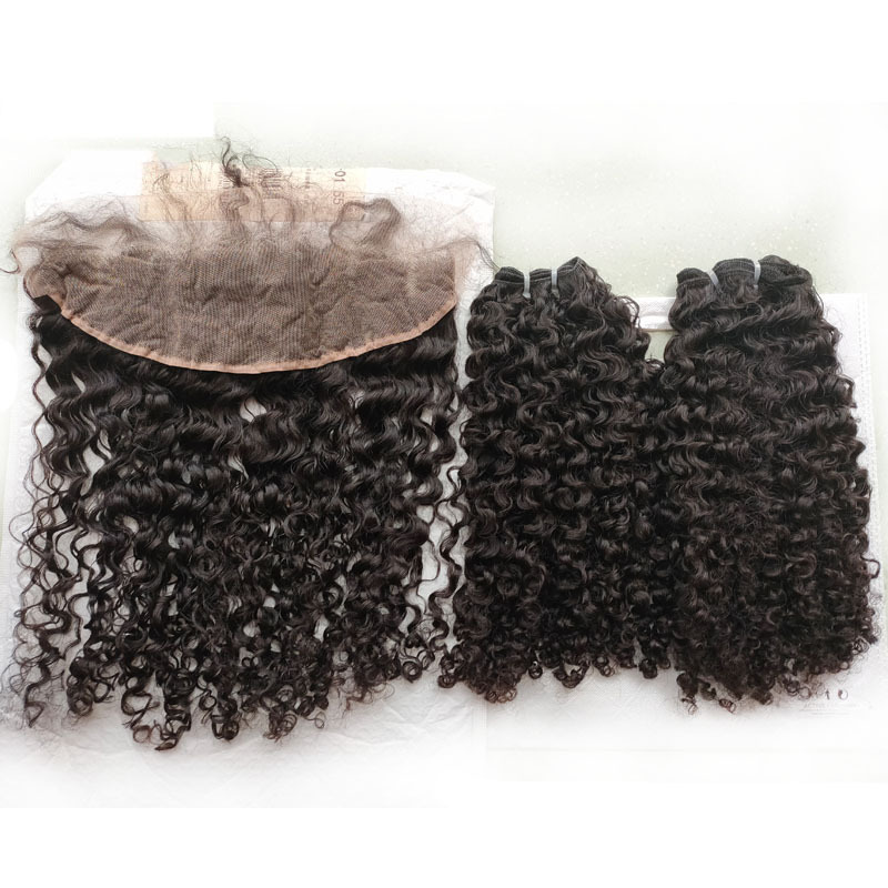 New Arrival 12A Soft Kinky Curly Cambodian Virgin Hair Human Full Cuticle Aligned Virgin Hair Extensions 8"-30" Big Stock