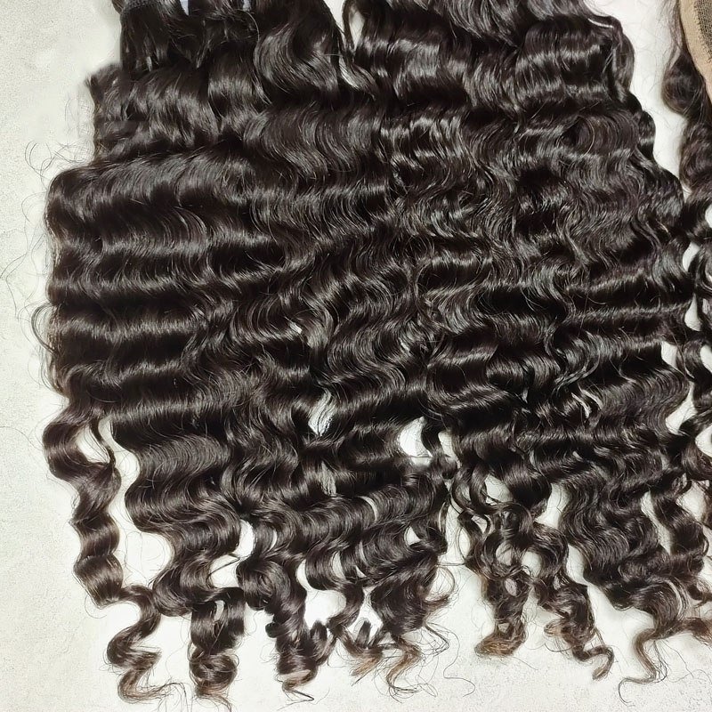 New Arrival Raw Burmese Curly Human Hair Weave Bundles 8"-30" Grade 12A Burmese Deep Curly Human Hair Extensions Can Be Dyed