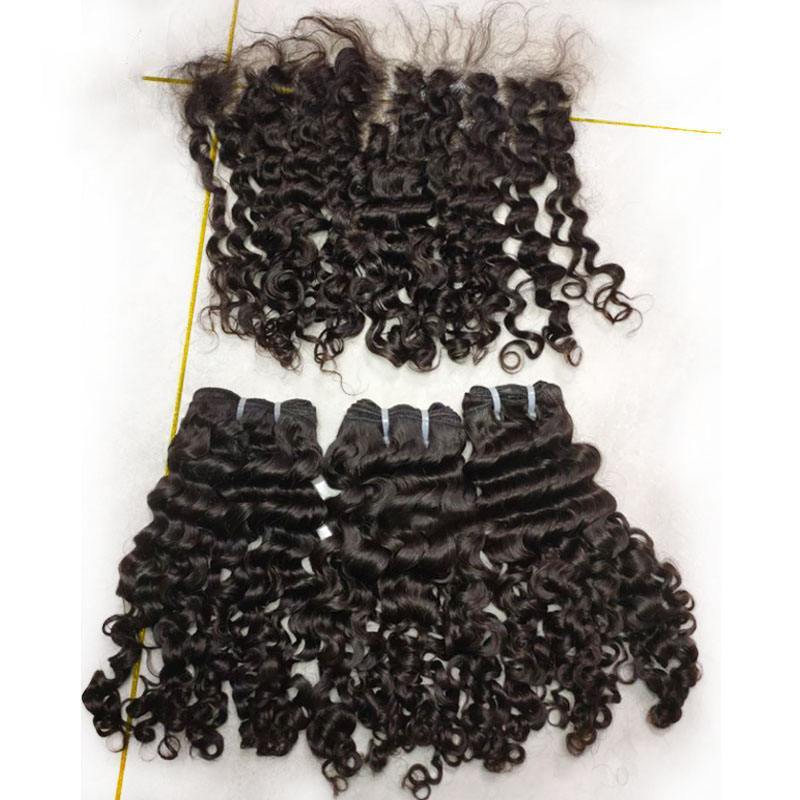 12A Virgin Cutcile Aligned Soft Burmese Deep Curly Human Hair Weave Bundles 8"-30" Raw Burmese Hair Supplier Hair