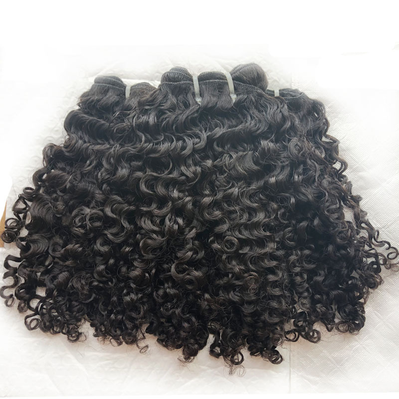 100% Unprocessed Human Hair Weave Bundles Soft Kinky Curly Virgin Hair 8"-30" Raw Cambodian Hair Weave Bundles Deals
