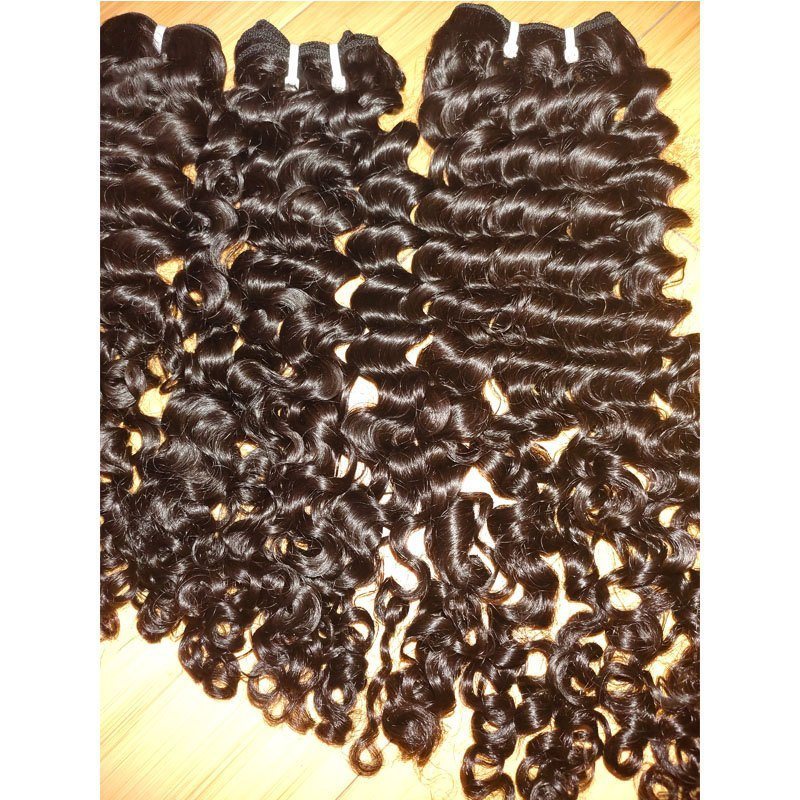 Raw Southeast Asian Hair Unprocessed Raw Burmese Curly Hair Weave Bundles 8"-30" Virgin Human Hair Can Be Dyed