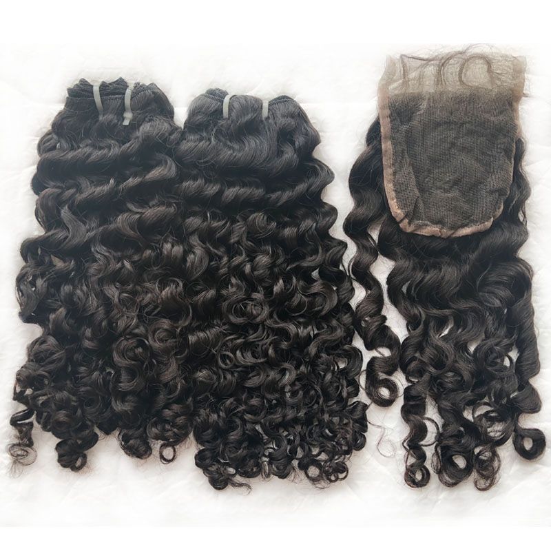 Wholesale 8"-32" Cuticle Aligned 12A Virgin Unprocessed Burmese Deep Curly Virgin Hair One Doner Hair