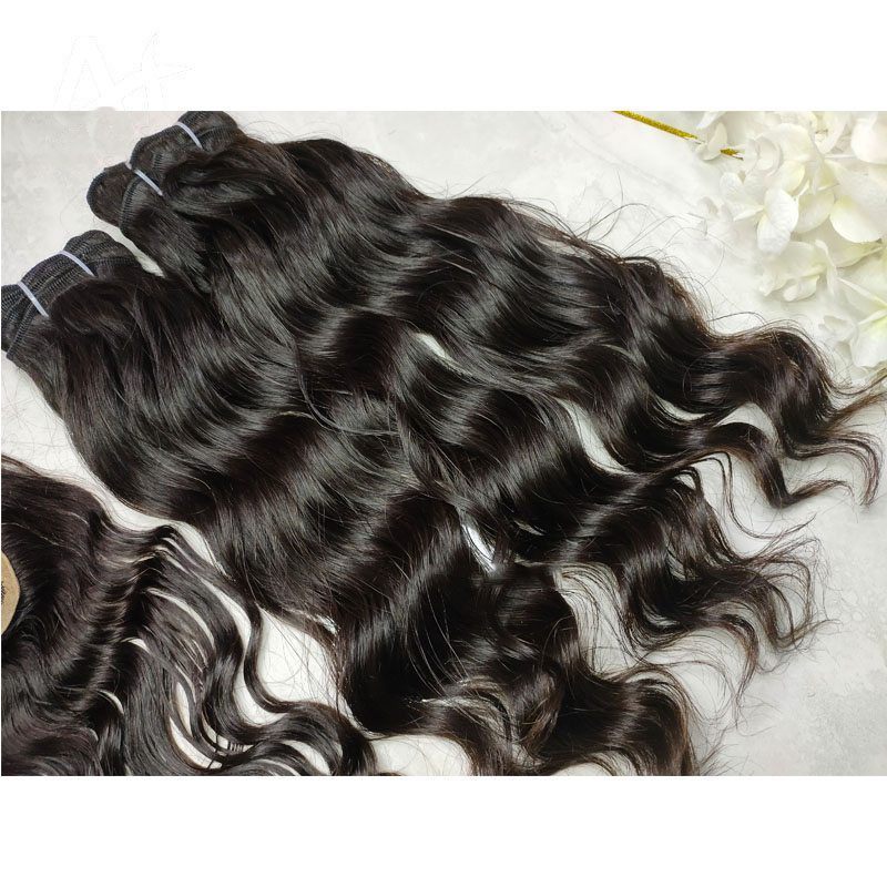 No Tangle No Shedding Burmese Wavy Raw Hair Body Wave Cuticle Aligned Raw Virgin Hair Weave Bundles 8"-30"