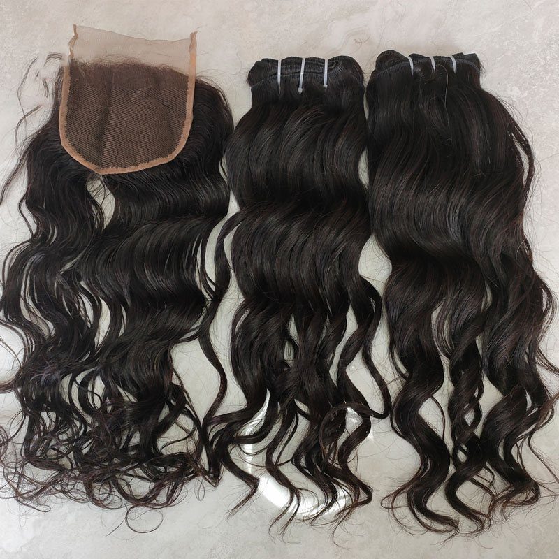 No Tangle No Shedding Burmese Wavy Raw Hair Body Wave Cuticle Aligned Raw Virgin Hair Weave Bundles 8"-30"