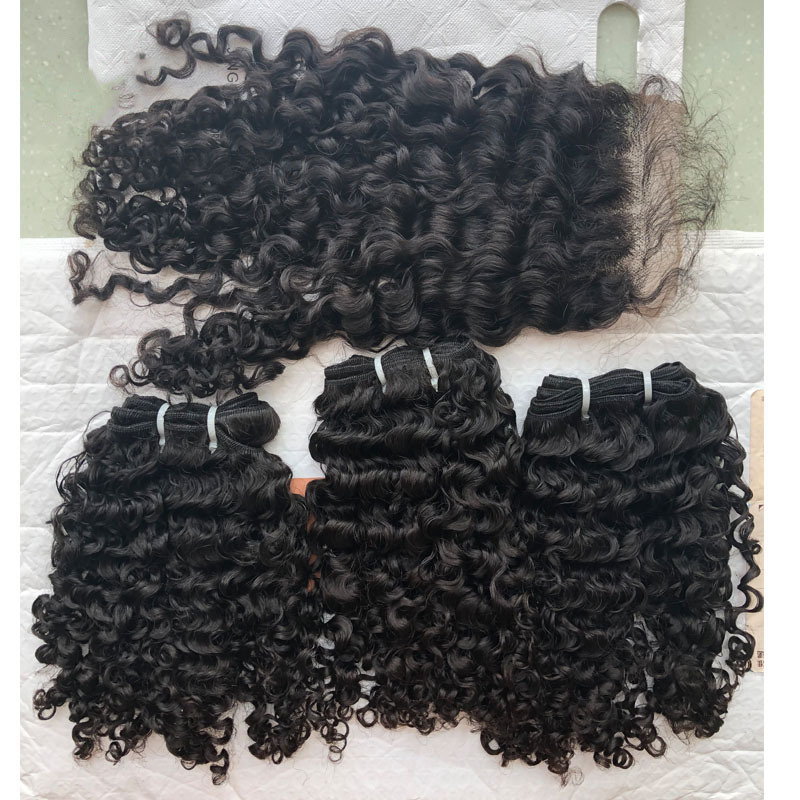 Raw Cambodian Soft Kinky Curly Hair Wholesale 8"-30", 100% Human Top Grade Raw Cambodian Hair Natural Color