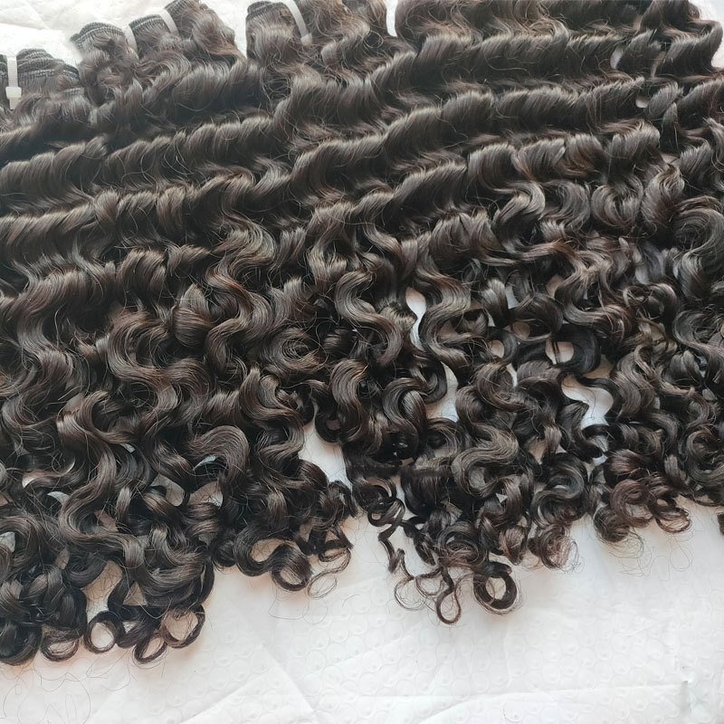 Wholesale 8"-32" Cuticle Aligned 12A Virgin Unprocessed Burmese Deep Curly Virgin Hair One Doner Hair