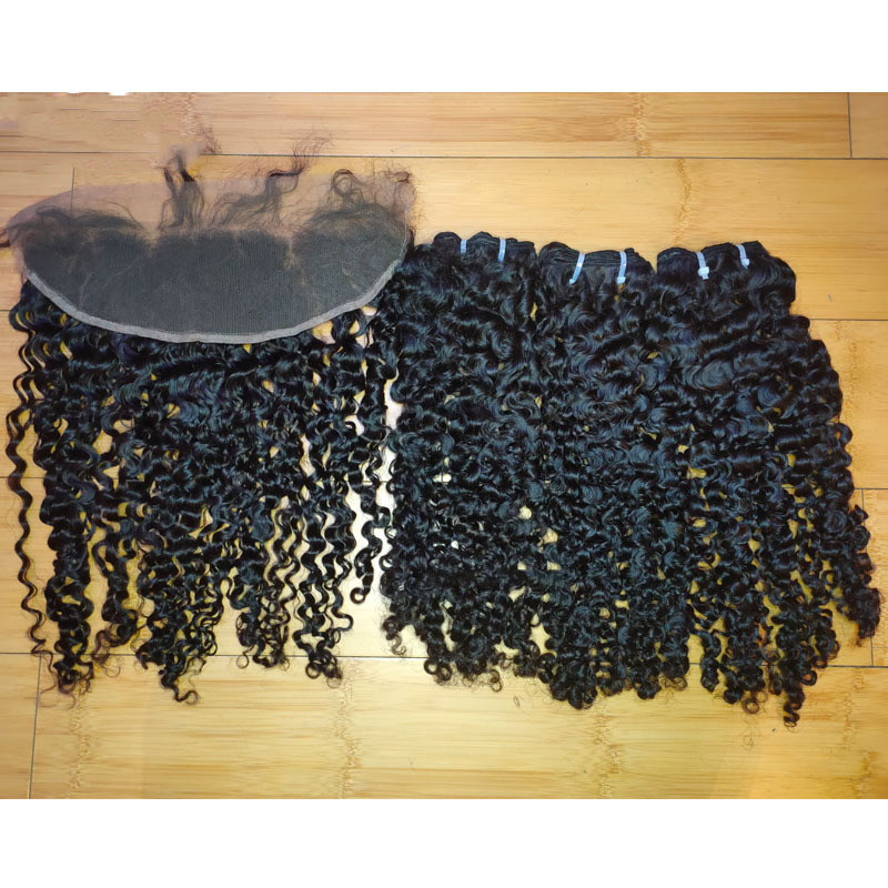 Wholesale Raw Cambodian Hair Unprocessed Virgin Soft Kinky Curly 8"-30" Human Natural Color 100% Human Kinky Curly