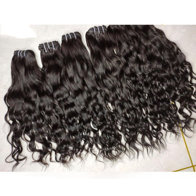 New Natural Wave Hair Style Virgin Cuticle Aligned Cambodian Wavy Hair Can Be Bleached 100% Raw Cambodian Hair Weaving