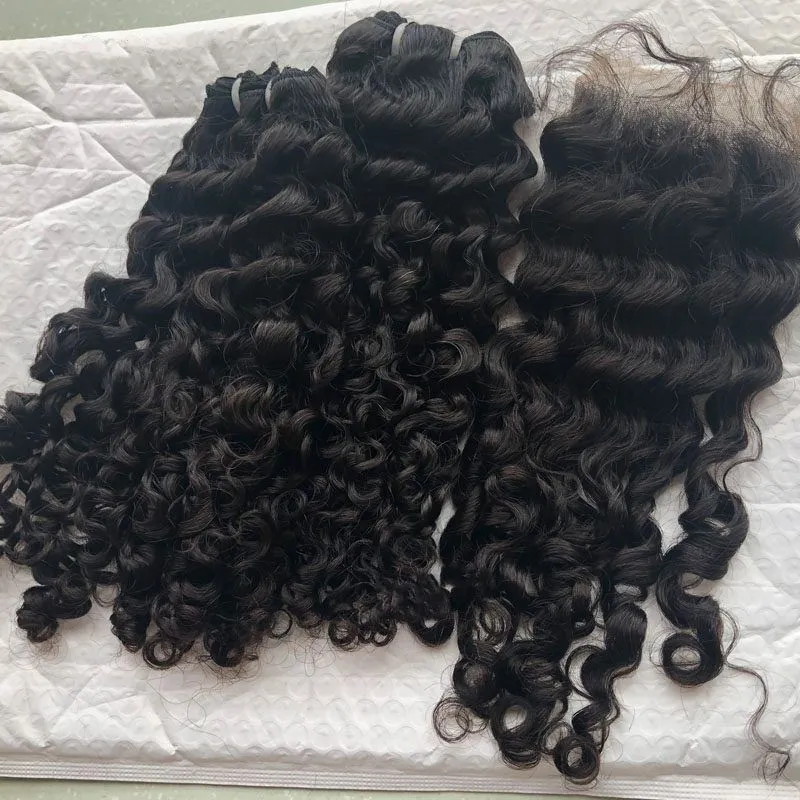 Raw Unprocessed Virgin Hair Vendors Great Raw Burmese Curly Human Hair Weave Bundles Natural Color Can Be Dyed