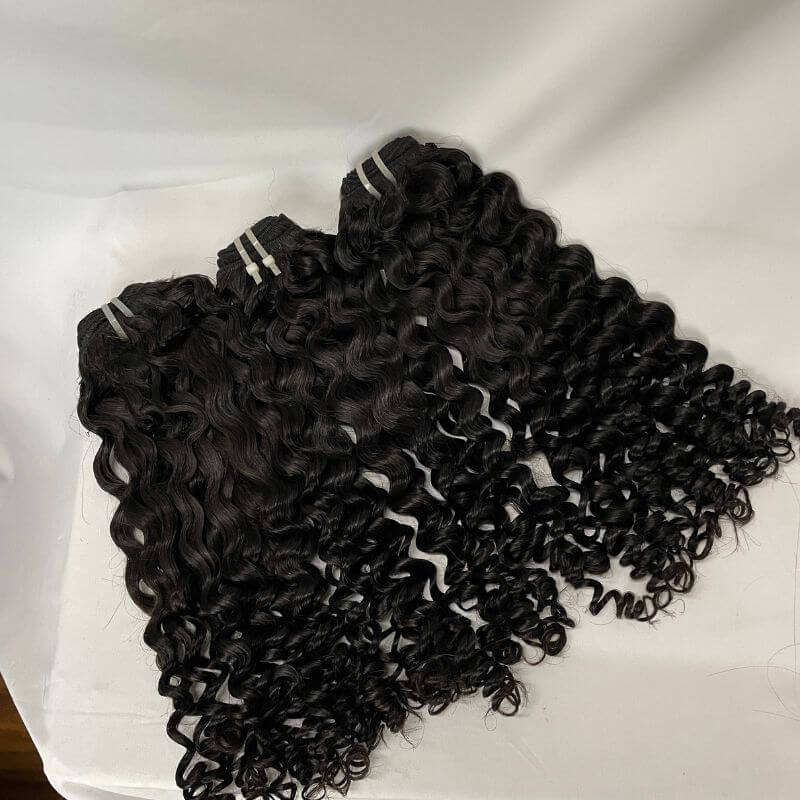 2023 New Arrival  Great Raw Burmese Curly Hair Soft Kinky Curly Human Virgin Burmese Hair Extensions Can Be Bleached