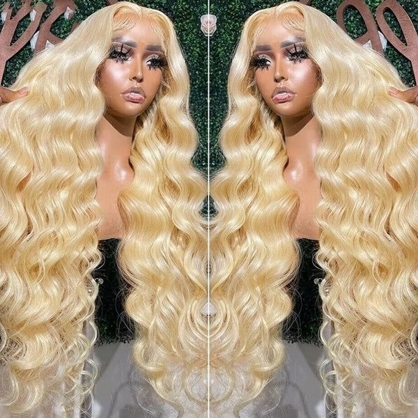 2023 New Arrival 613 Blonde Body WaveLace Front Human Hair Wigs Cambodian Wigs 13x4 Lace Front Wig Blonde Hair Wigs Remy 150%