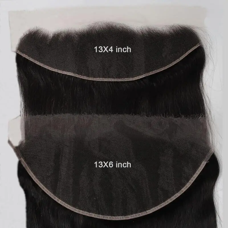 13x6 Skinlike Real HD Lace Frontal Straight  0.14mm Ultra Thin Invisible Lace Pre-plucked Clean Natural Hairline Skin Melt Swiss Lace Frontal Piece Natural Black  12-22 inch