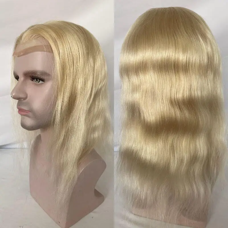 12 Inch Toupee For Men Mano Base with PU Men's  European Human Hair Stystem