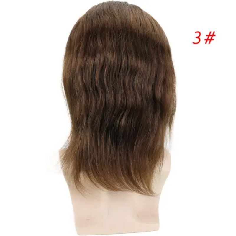 12 Inch Toupee For Men Mano Base with PU Men's  European Human Hair Stystem