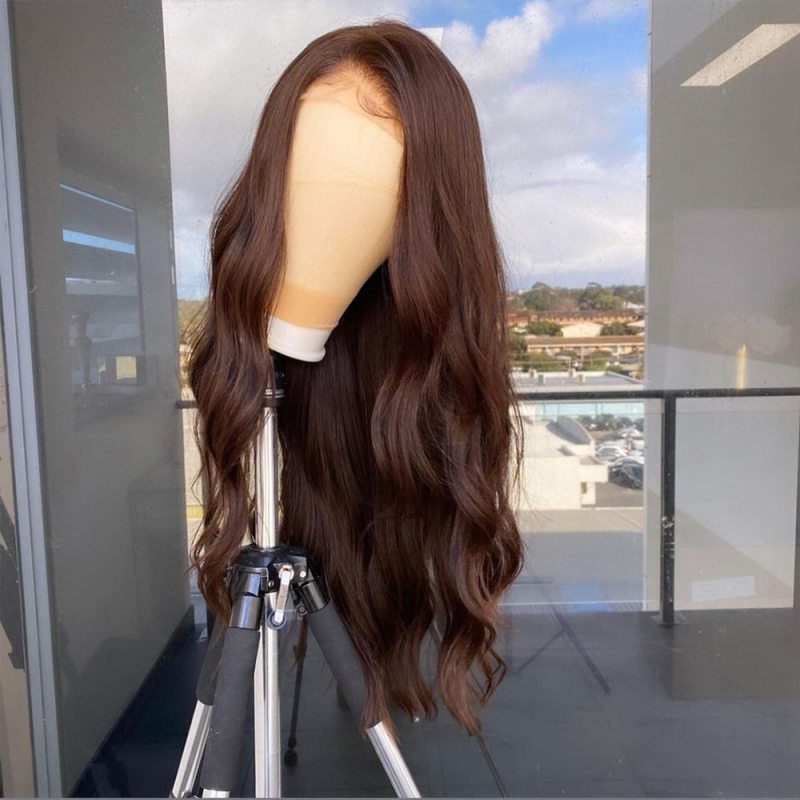 4# Pre-Made Fake Scalp Glueless Full Lace Wigs Human Hair With Pre Plucked Baby Hair Straight