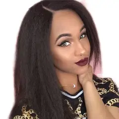 Full Lace Human Hair Wigs Kinky Straight Peruvian Full Lace Wigs