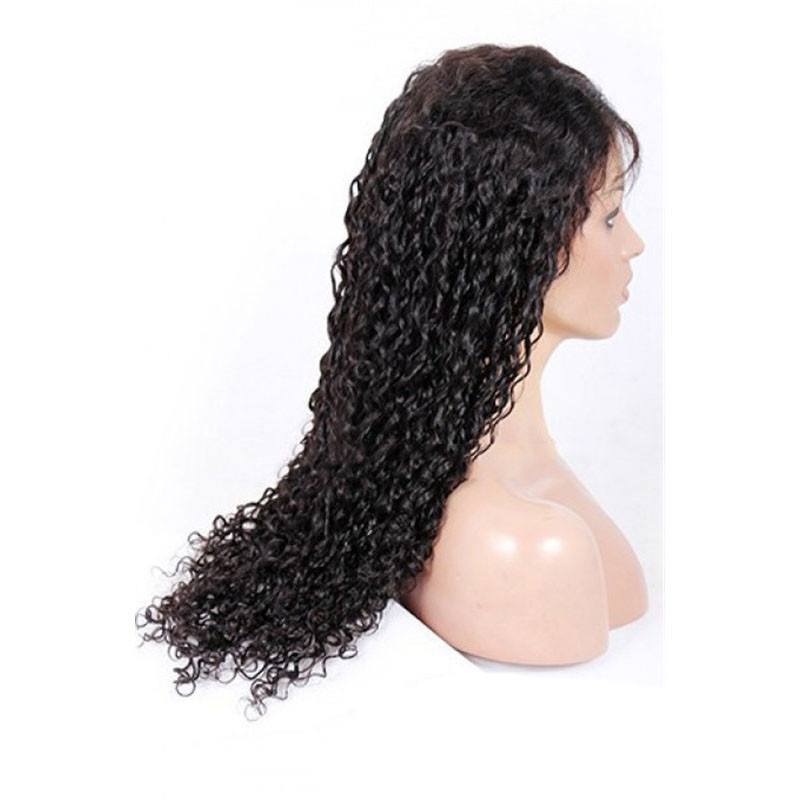 Where To Buy Full Lace Wigs Water Wave Full Lace Human Hair Wigs Brazilian Hair Natural Color