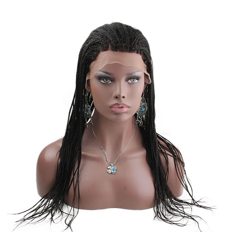 Braided Lace Wigs 100 Human Hair Lace Front Full Lace Braided Wigs for Women