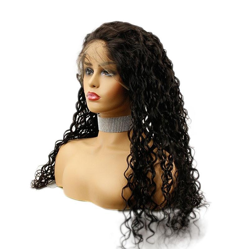 Human Hair Curly Wigs Lace Front Wig for Black Women 150% Density Full Lace Front Wigs with Baby Hair Pre Plucked Natural Hairline