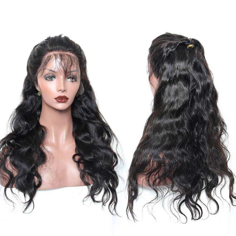 Human Hair Wigs For Black Women Glueless 100% Brazilian Remy Hair Wig Pretty Body Wave Lace Front Wig 8-30 inch