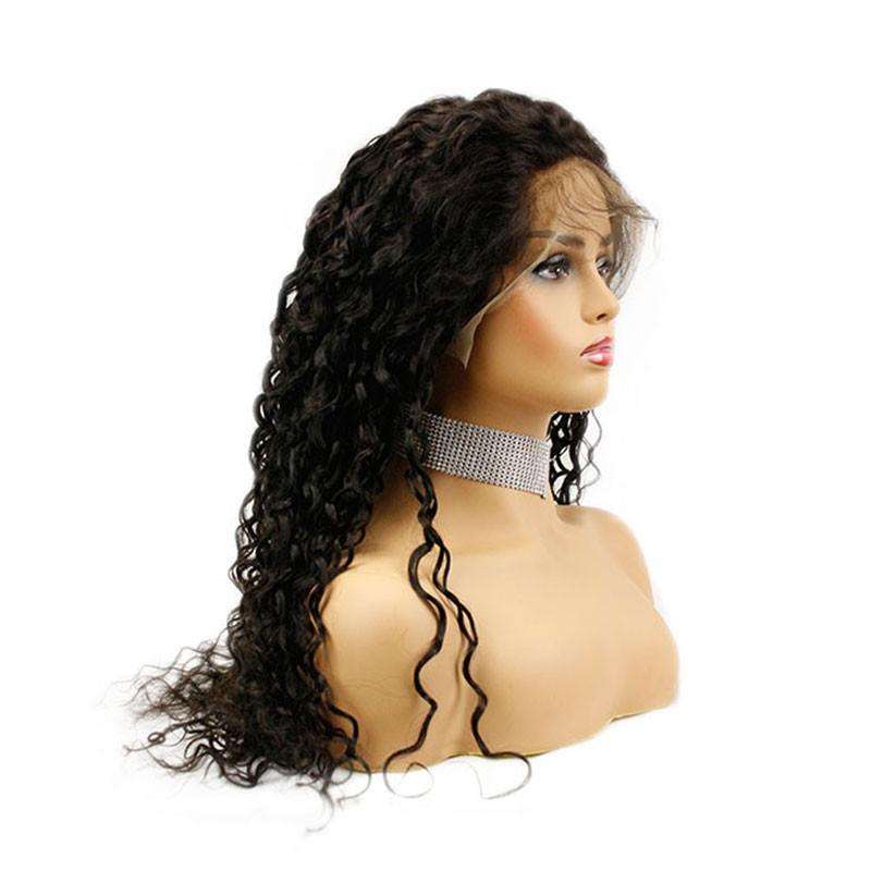 10A Grade Brazilian Lace Front Human Hair Wigs With Baby Hair  Natural Curly Vigin Human Hair Glueless Wigs For Black Women