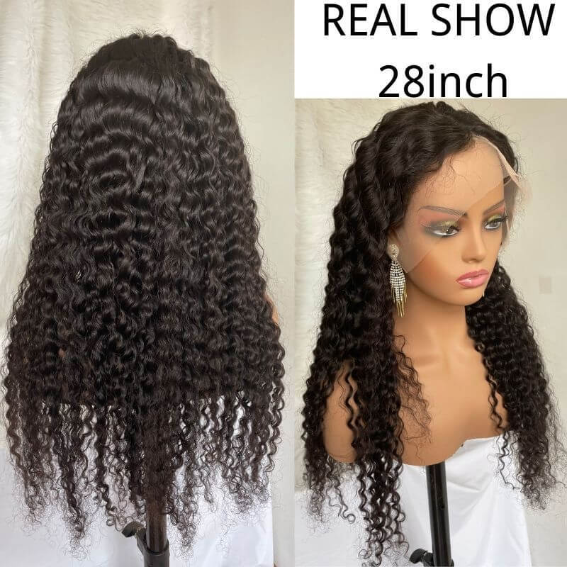 Water Wave 13x6 Lace Wigs 28 30 Inch Human Hair Lace Frontal Wig T Part Remy Brazilian Water Wave 13x4 Lace Front Human Hair Wigs