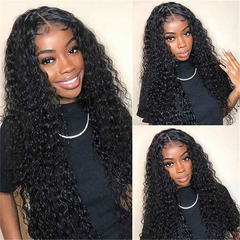 HD Transparent Lace 13x4 Lace Front Wig Affordable Water Wave Wig