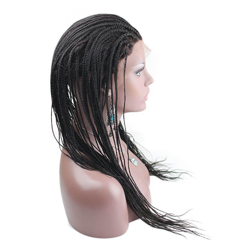 Braided Lace Wigs 100 Human Hair Lace Front Full Lace Braided Wigs for Women