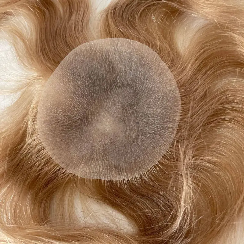 Side or Back Hair Patches Hairpiece Toupee For Men Full PU Thin Skin Base Real Human Hair for Man Covering Bald Spots On Head Sides Or Back