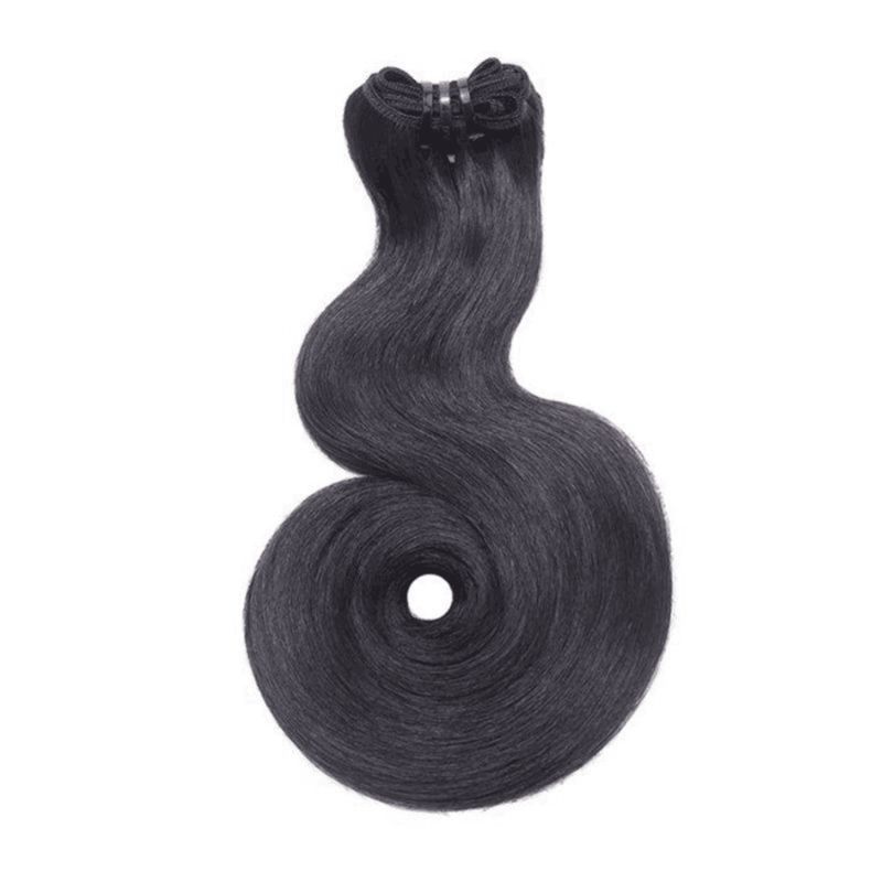 Hook Body Wave  12A Grade Raw Double Drawn Indian Virgin Human Hair Bundles Sew in Extensions Natural Black Double Weft 100% Natural Cuticle Aligned Unprocessed Hair