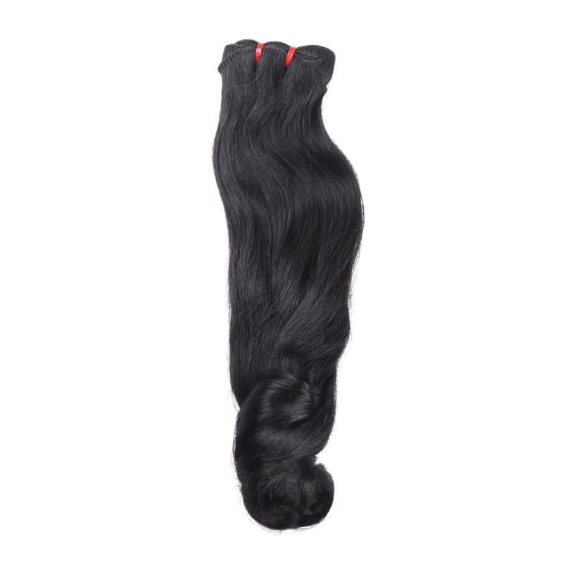 Bouncy Curl 12A Grade Raw Double Drawn Indian Virgin Human Hair Bundles Sew in Extensions Natural Black Double Weft 100% Natural Cuticle Aligned Unprocessed Hair