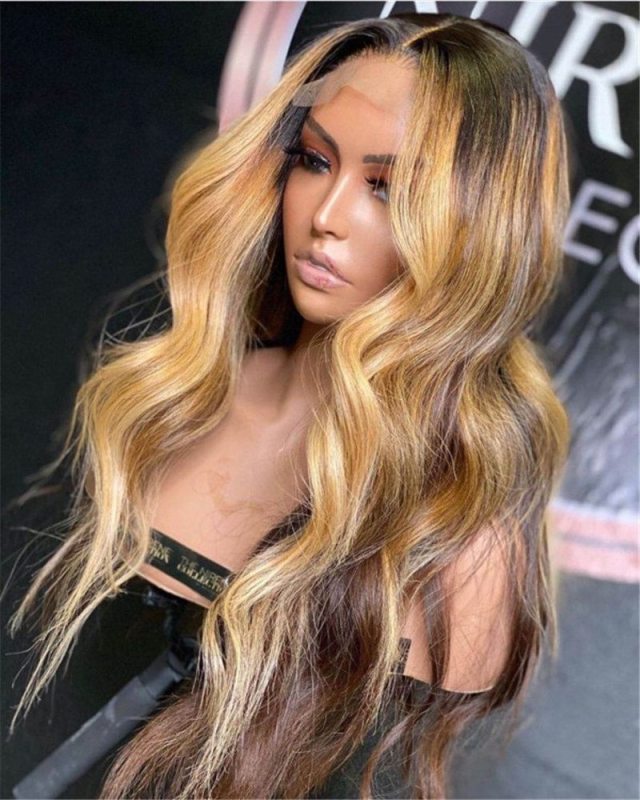 Human Virgin Hair Pre Plucked Lace Front Wig