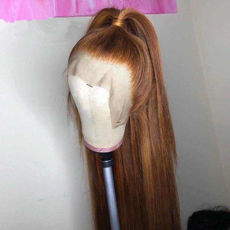 Human Virgin Hair Pre Plucked Lace Front Wig