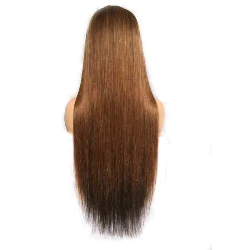 Human Virgin Hair Pre Plucked Lace Front Wig For Black Woman