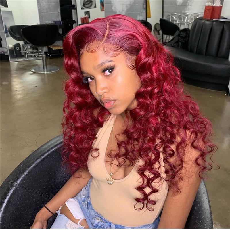 Human Virgin Hair Pre Plucked 13x4x1 T Part Lace Front Wig And Lace Front wig 13x4 150% Density Blonde For Black Woman-03f900
