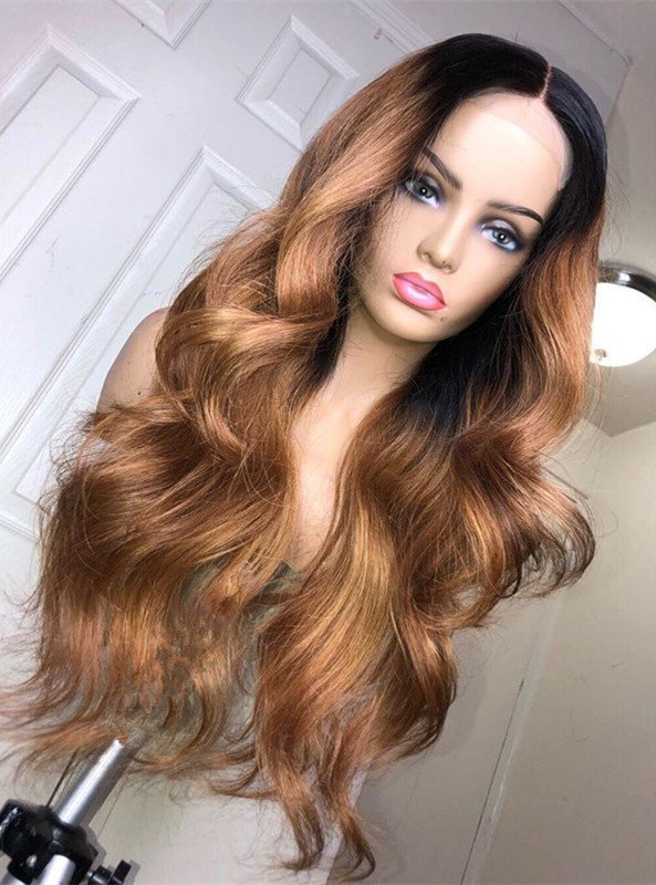 Human Virgin Hair Pre Plucked Lace Front Wig