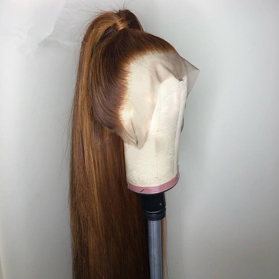 Human Virgin Hair Pre Plucked Lace Front Wig