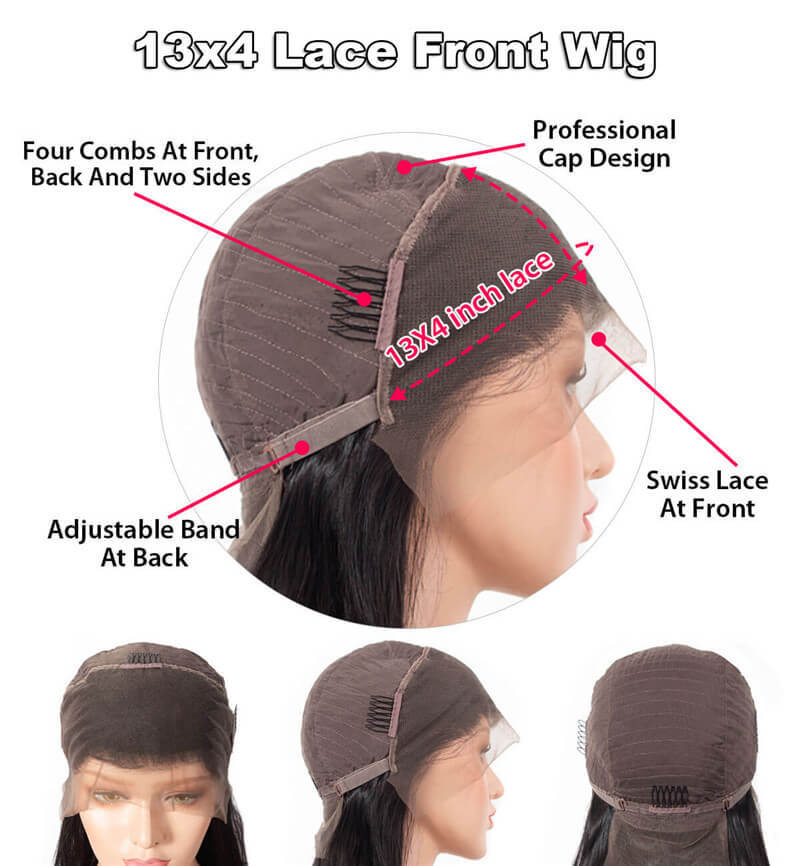 Human Virgin Hair Red Ombre Wave Pre Plucked Curly 13x4x1 T Part Lace Front Wig And Lace Front wig For Black Woman-d1dd98