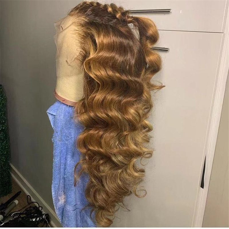 Human Virgin Hair Pre Plucked Lace Front Wig