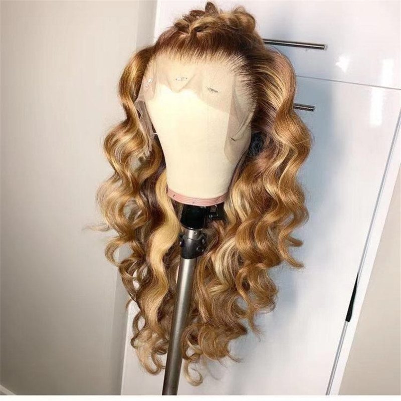 Human Virgin Hair Pre Plucked Lace Front Wig