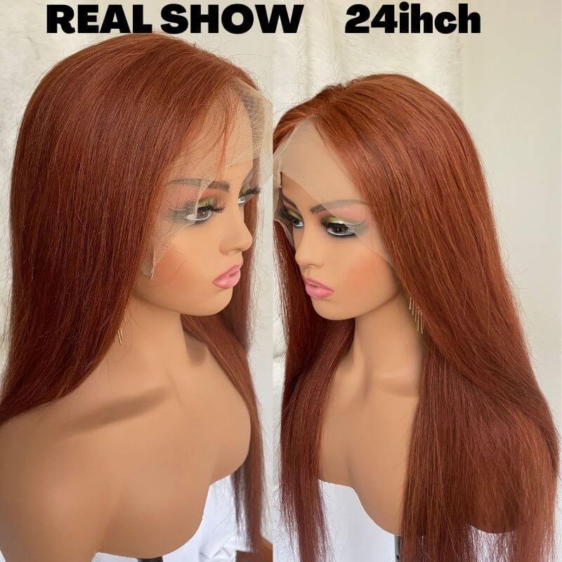 Human Virgin Hair Pre Plucked Ombre Lace Front Wig And 13x4x1 T Part Lace Wig For Black Woman-270159