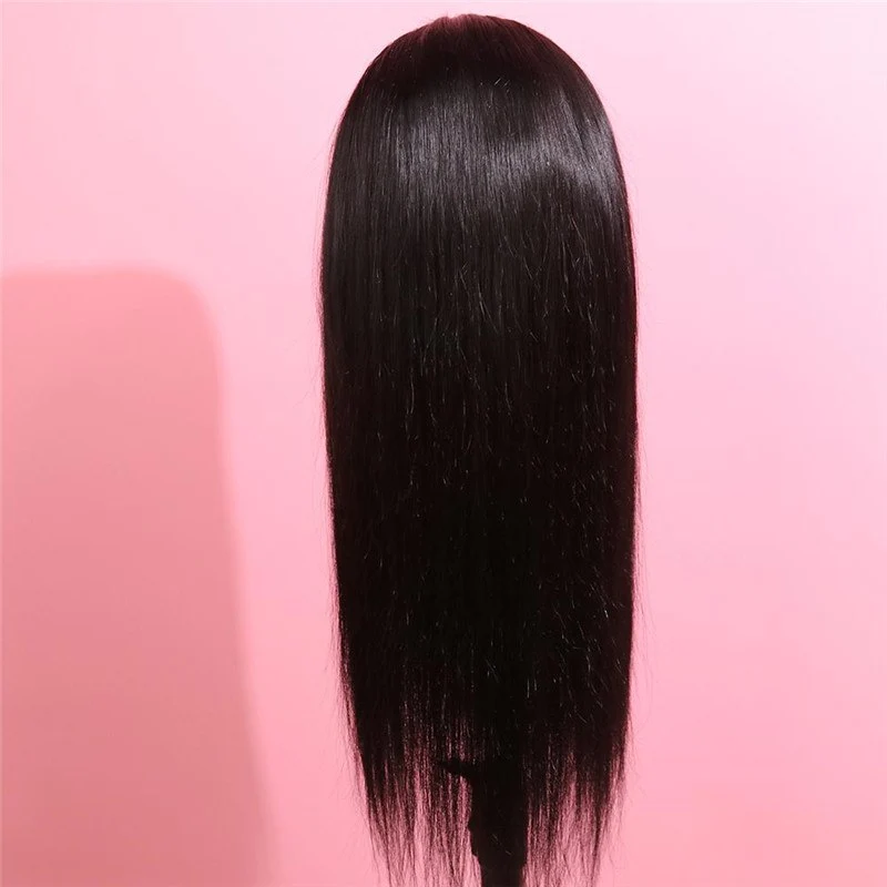 Highlight Red Human Black Ombre Red Lace Front Wigs Long Straight Remy Hair for Women