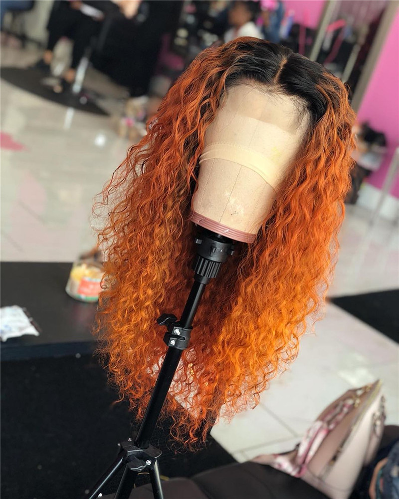 Human Virgin Hair Pre Plucked 13x4x1 T Part Lace Front Wig For Black Woman-166d6d